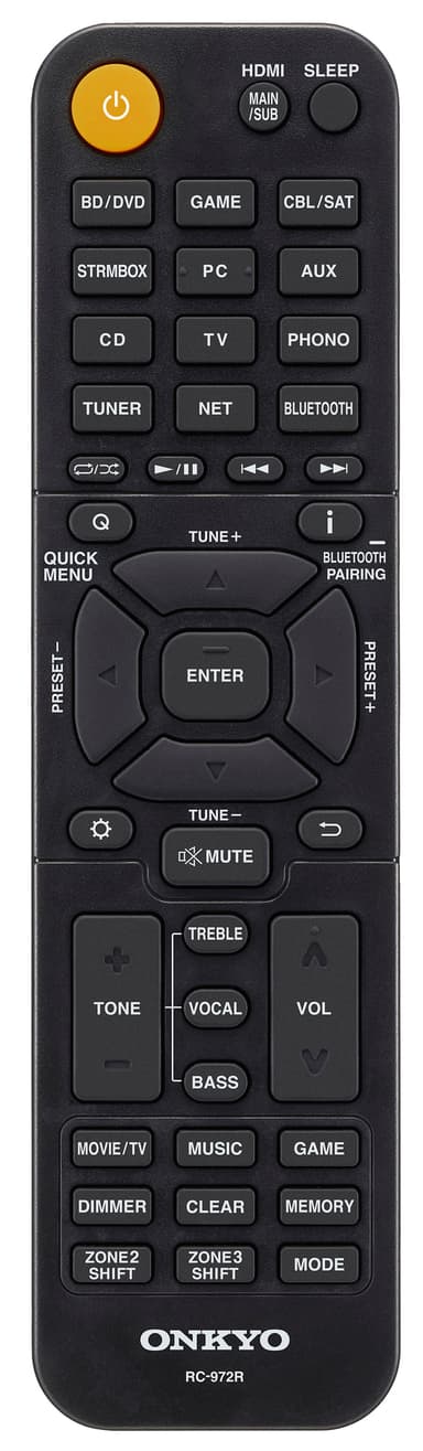 Onkyo 7.2 viritinvahvistin TX-NR696 (musta)