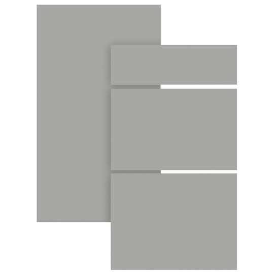 Epoq Trend laatikon etuosa 40x18 keittiöön (Steel Grey)