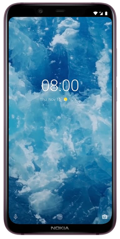 Nokia 8.1 älypuhelin (rauta/teräs)