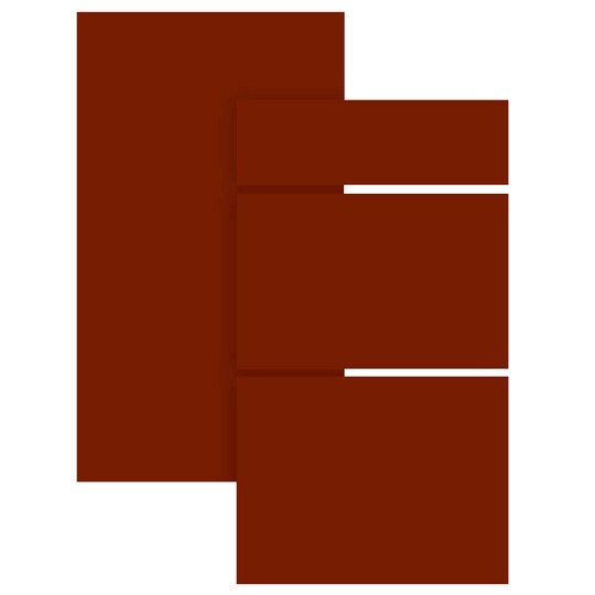 Epoq Trend laatikon etuosa 60x13 (Red Eclipse)
