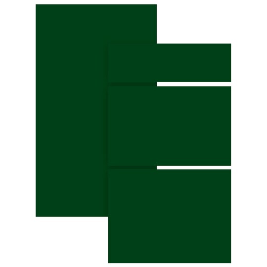 Epoq Trend ylälaatikon etuosa 60x35 (Green Envy)