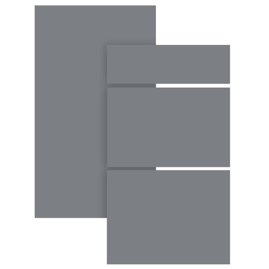 Epoq Trend laatikon etuosa 40x13 (Dark Grey)