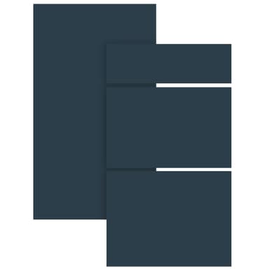 Epoq Trend laatikon etuosa 40x18 keittiöön (Blue Grey)