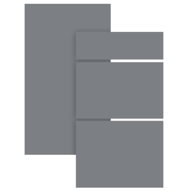 Epoq Trend laatikon etuosa 40x31 keittiöön (Dark Grey)