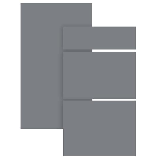 Epoq Trend ylälaatikon etuosa 60x35 keittiöön (Dark Grey)