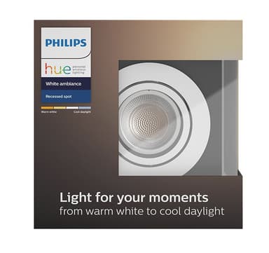 Philips Hue White ambiance Milliskin spottivalo (valk.)