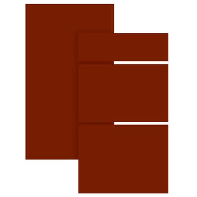Epoq Trend laatikon etuosa 120x31 keittiöön (Red Eclipse)