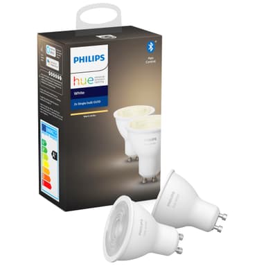 Philips Hue White LED lamppu GU10 - 2 kpl
