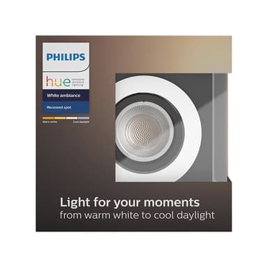 Philips Hue White ambiance Milliskin spottivalo (alum.)