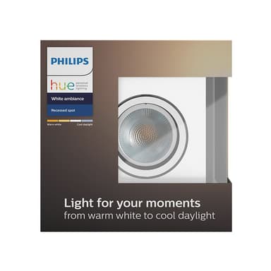 Philips Hue White ambiance Milliskin spottivalo (valk.)