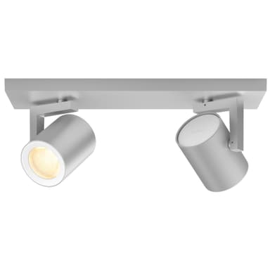 Philips Hue Argenta spottivalot alumiini 2x5,7W