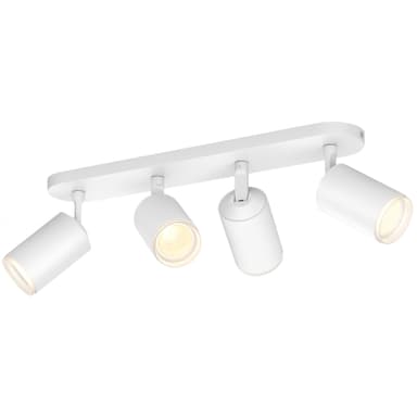 Philips Hue Fugato spottivalo valkoinen  4x5.7W 230V