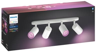 Philips Hue Fugato spottivalo valkoinen  4x5.7W 230V