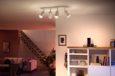 Philips Hue Fugato spottivalo valkoinen  4x5.7W 230V