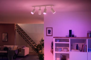 Philips Hue Fugato spottivalo valkoinen  4x5.7W 230V