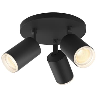 Philips Hue Fugato spottivalo musta 3x5.7W 230V