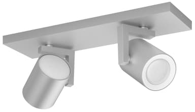 Philips Hue Argenta spottivalot alumiini 2x5,7W