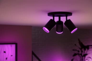 Philips Hue Fugato spottivalo musta 3x5.7W 230V