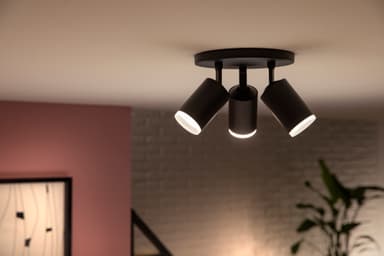 Philips Hue Fugato spottivalo musta 3x5.7W 230V