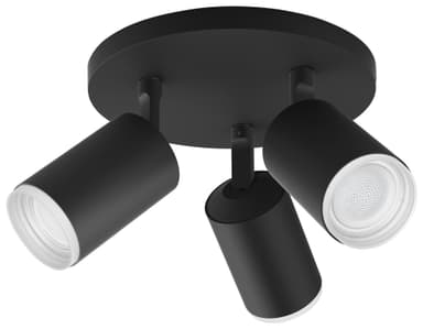 Philips Hue Fugato spottivalo musta 3x5.7W 230V
