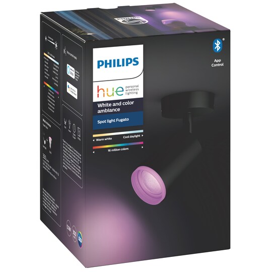 Philips Hue Fugato spottivalo 5063130P7 (musta)