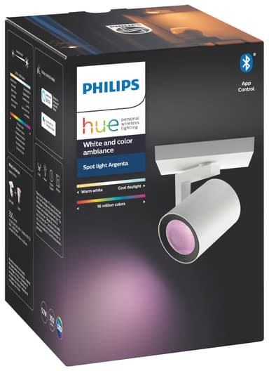 Philips Hue Argenta spottivalo valkoinen 1x5,7 W 230V