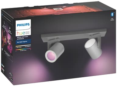 Philips Hue Argenta spottivalot alumiini 2x5,7W