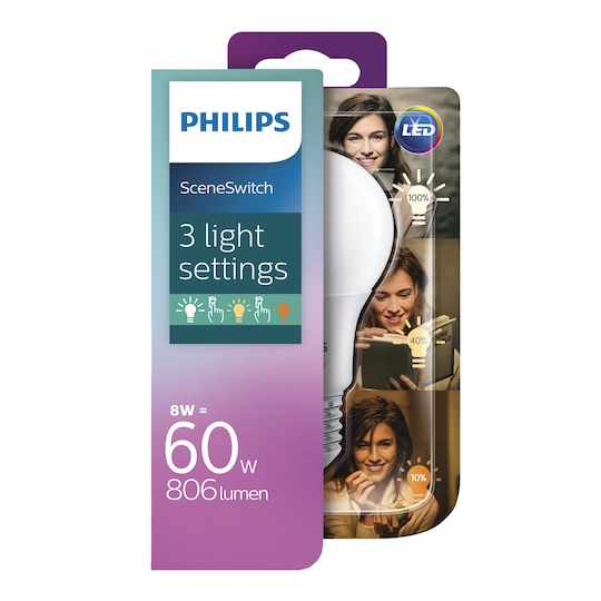 Philips Scene Switch LED-valo 8W E27