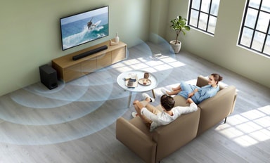 Sony HT-S350 soundbar ja langaton bassokaiutin