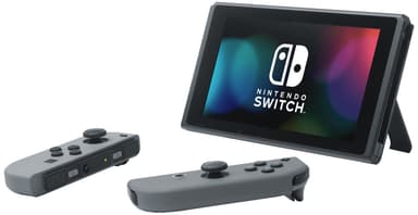 Nintendo Switch 2019 pelikonsoli + Joy-Con ohjaimet (harmaa)