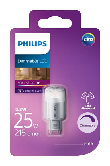 Philips LED-polttimo 2,3W G9
