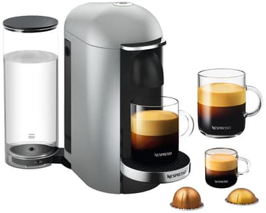Nespresso VertuoPlus kapselikeitin (hopea)