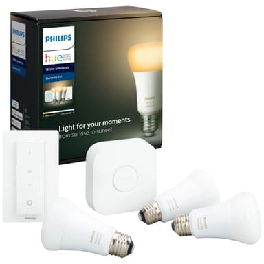 Philips Hue White Ambiance langaton aloituspakkaus (3x 8.5W A60)