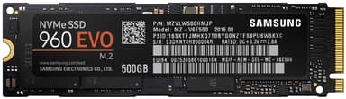 Samsung 960 EVO sisäinen M.2 SSD (500 GB)