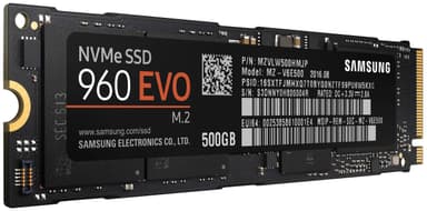 Samsung 960 EVO sisäinen M.2 SSD (500 GB)