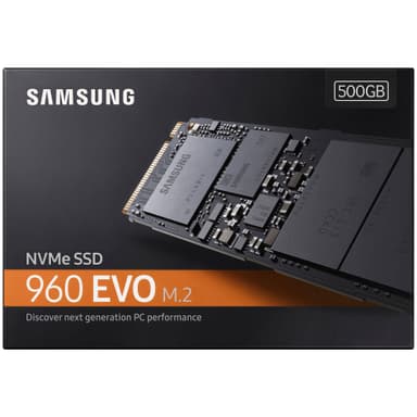 Samsung 960 EVO sisäinen M.2 SSD (500 GB)