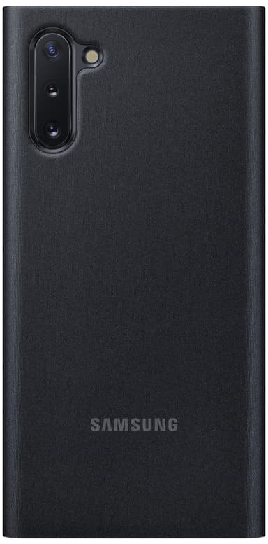Samsung Galaxy Note 10 Clear View suojakotelo (musta)