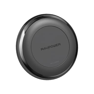 RAVPower langaton Qi laturi, 10W sis. Quick Charge 3.0 seinälaturi, Musta