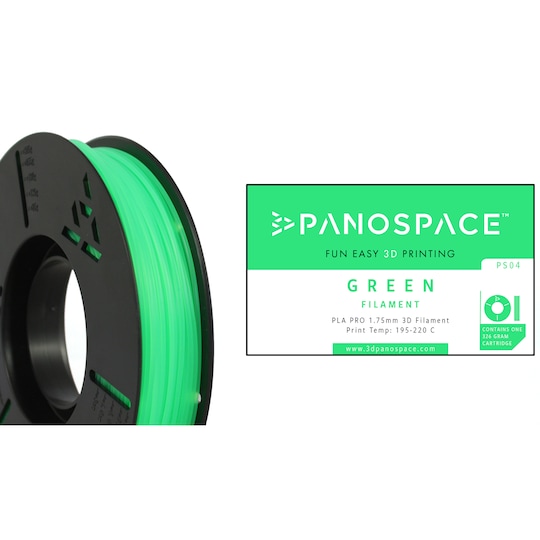 Panospace 3D tulostimen filamentti (vihreä)