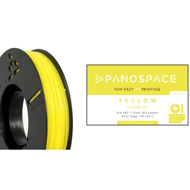 Panospace 3D tulostimen filamentti (keltainen)