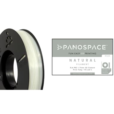 Panospace 3D tulostimen filamentti (läpikuultava)