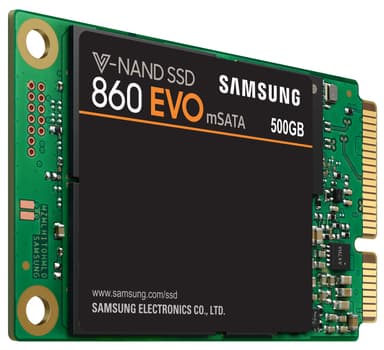 Samsung 860 EVO 2,5" mSATA SSD-muisti (500 GB)