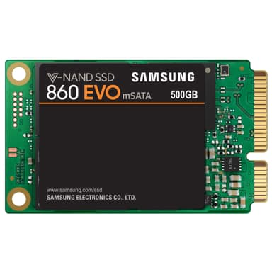 Samsung 860 EVO 2,5" mSATA SSD-muisti (500 GB)