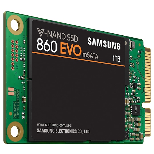 Samsung 860 EVO 2,5" mSATA SSD-muisti (1 TB)