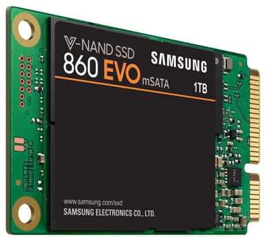 Samsung 860 EVO 2,5" mSATA SSD-muisti (1 TB)