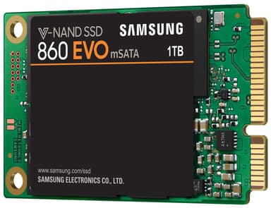 Samsung 860 EVO 2,5" mSATA SSD-muisti (1 TB)