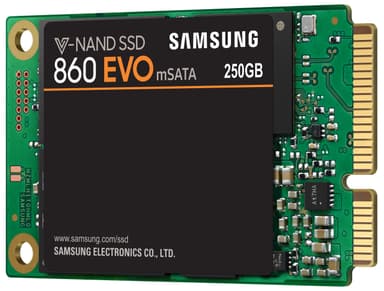 Samsung 860 EVO 2,5" mSATA SSD-muisti (250 GB)