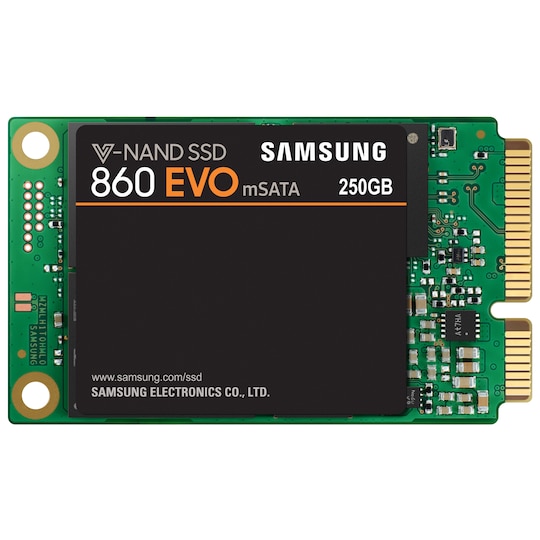 Samsung 860 EVO 2,5" mSATA SSD-muisti (250 GB)