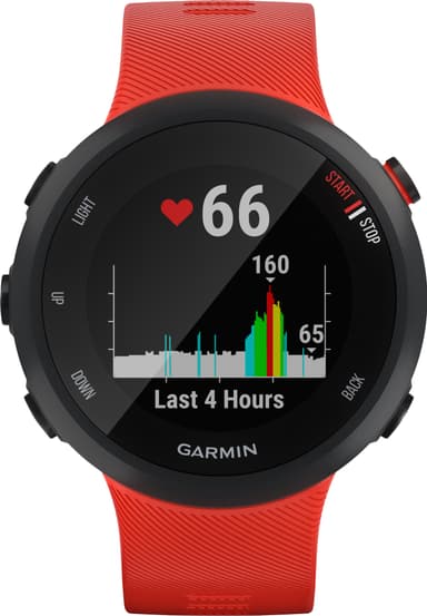 Garmin Forerunner 45 L urheilukello (musta/punainen)