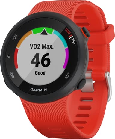 Garmin Forerunner 45 L urheilukello (musta/punainen)